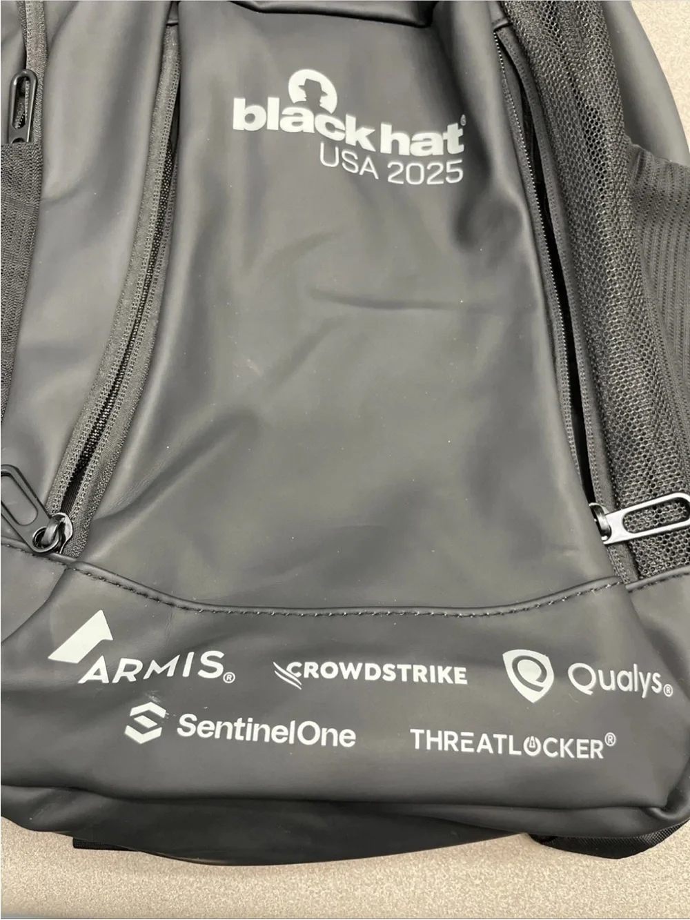 Black Hat 2025 Las Vegas Cybersecurity Vendor Conference Backpack BlackHat
